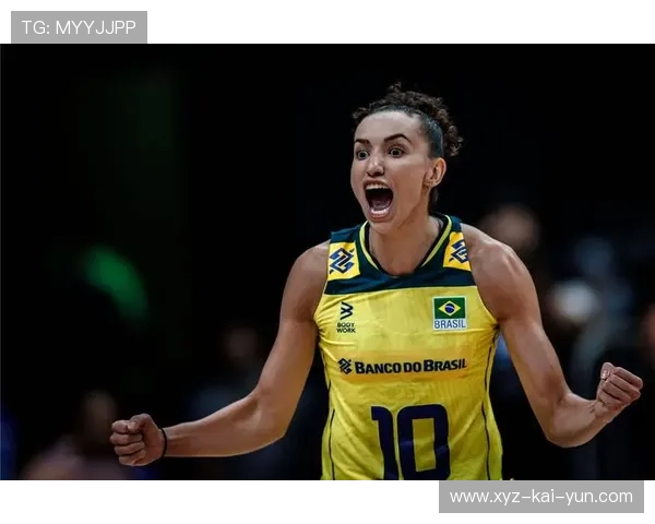 巴西女排封网得手锁定关键一分，勇夺胜利的背后